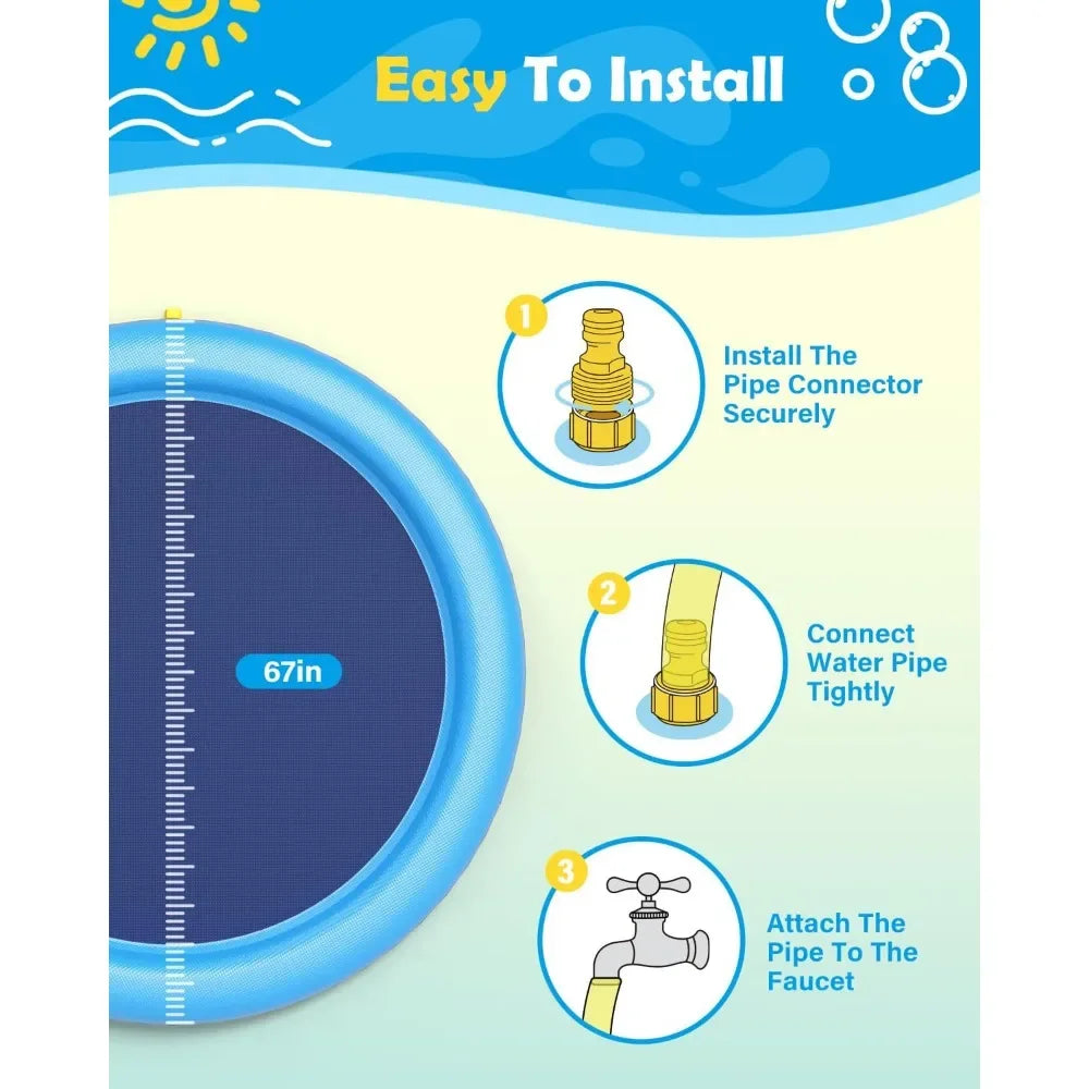 Dog Portable Water Splash Pad